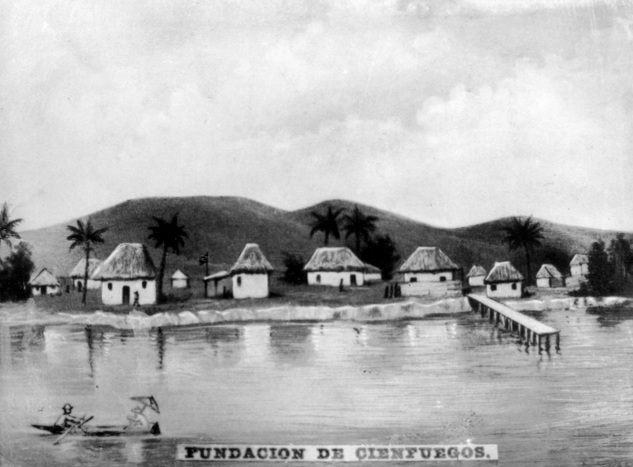 Cienfuegos alapítása, 1819, 1920-as évek alkotó: Unbekannt