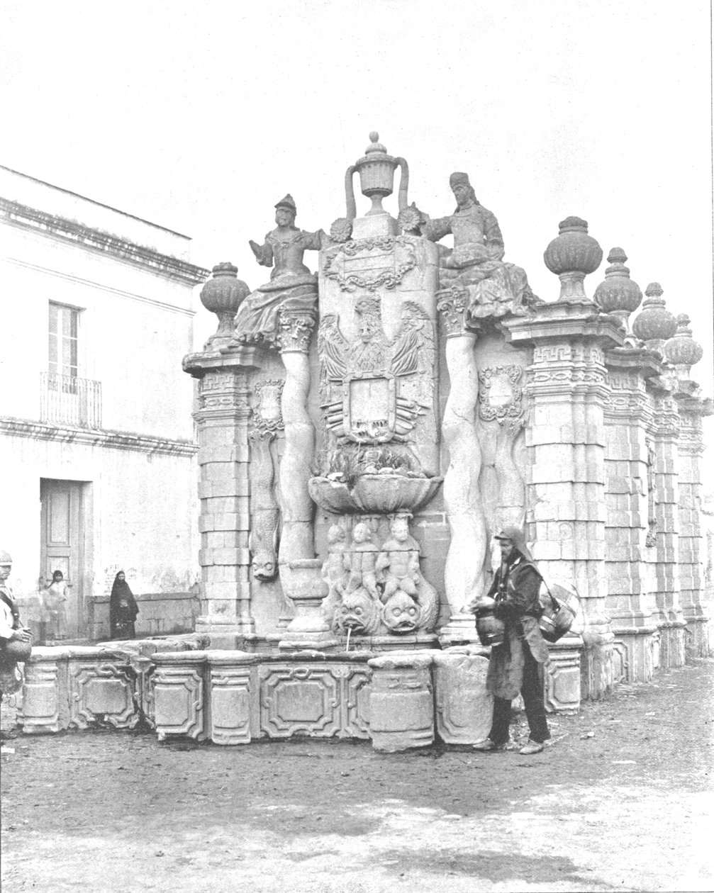 Fountain of the Falling Waters, Mexikóváros, Mexikó, c1900. alkotó: Unbekannt