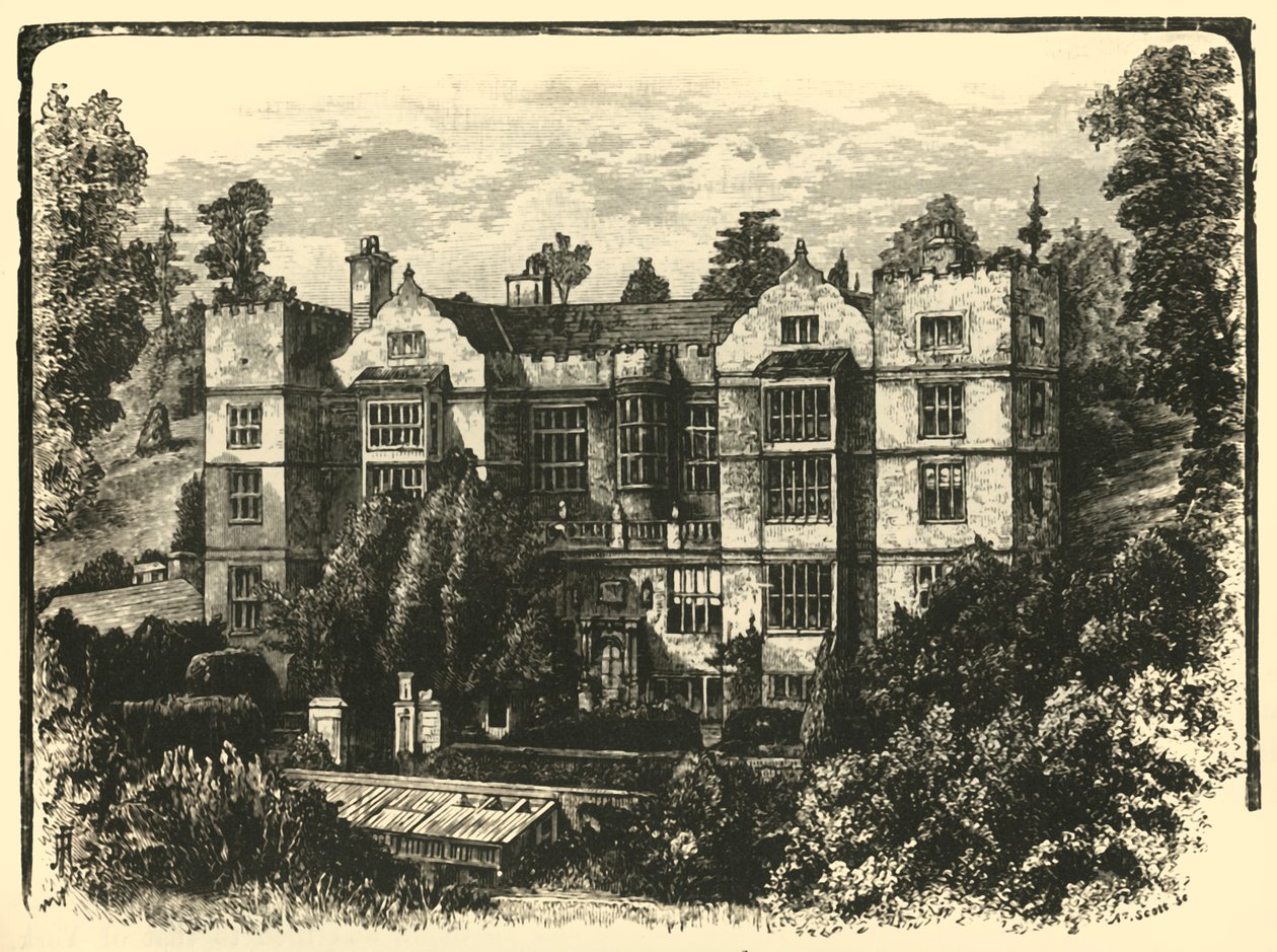 Fountains Hall, 1898. alkotó: Unbekannt