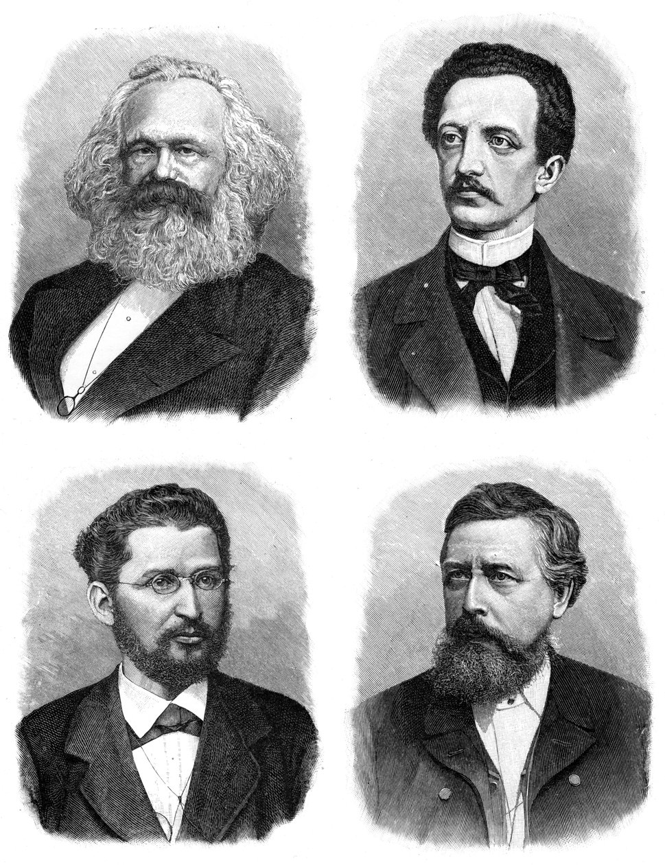 Négy német szocialista, 1903 alkotó: Unbekannt