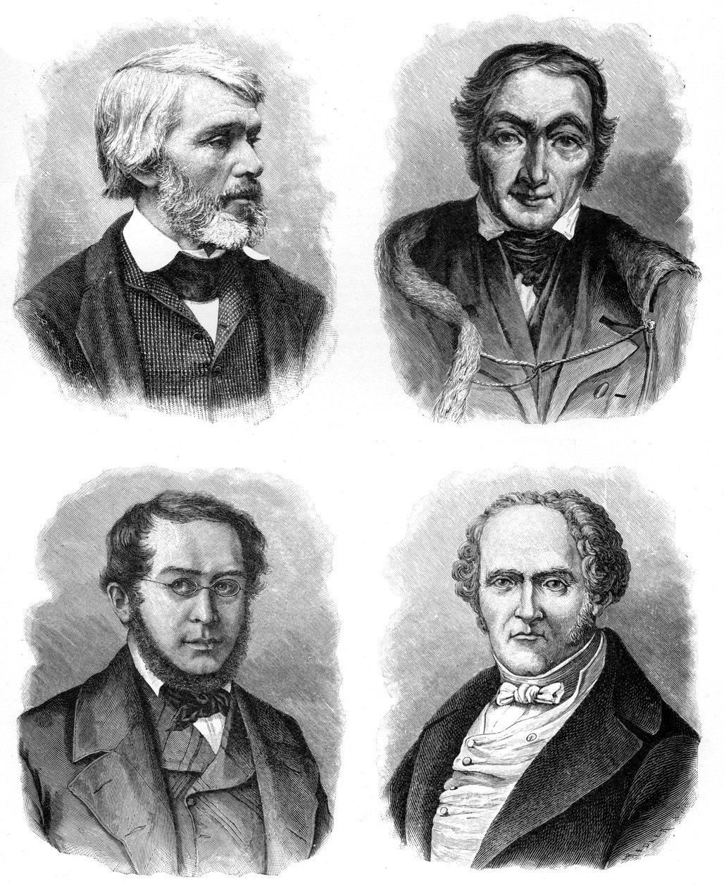 Négy társadalomteoretikus: Carlyle, Owen, Fourier és Proudhon, 1903 alkotó: Unbekannt