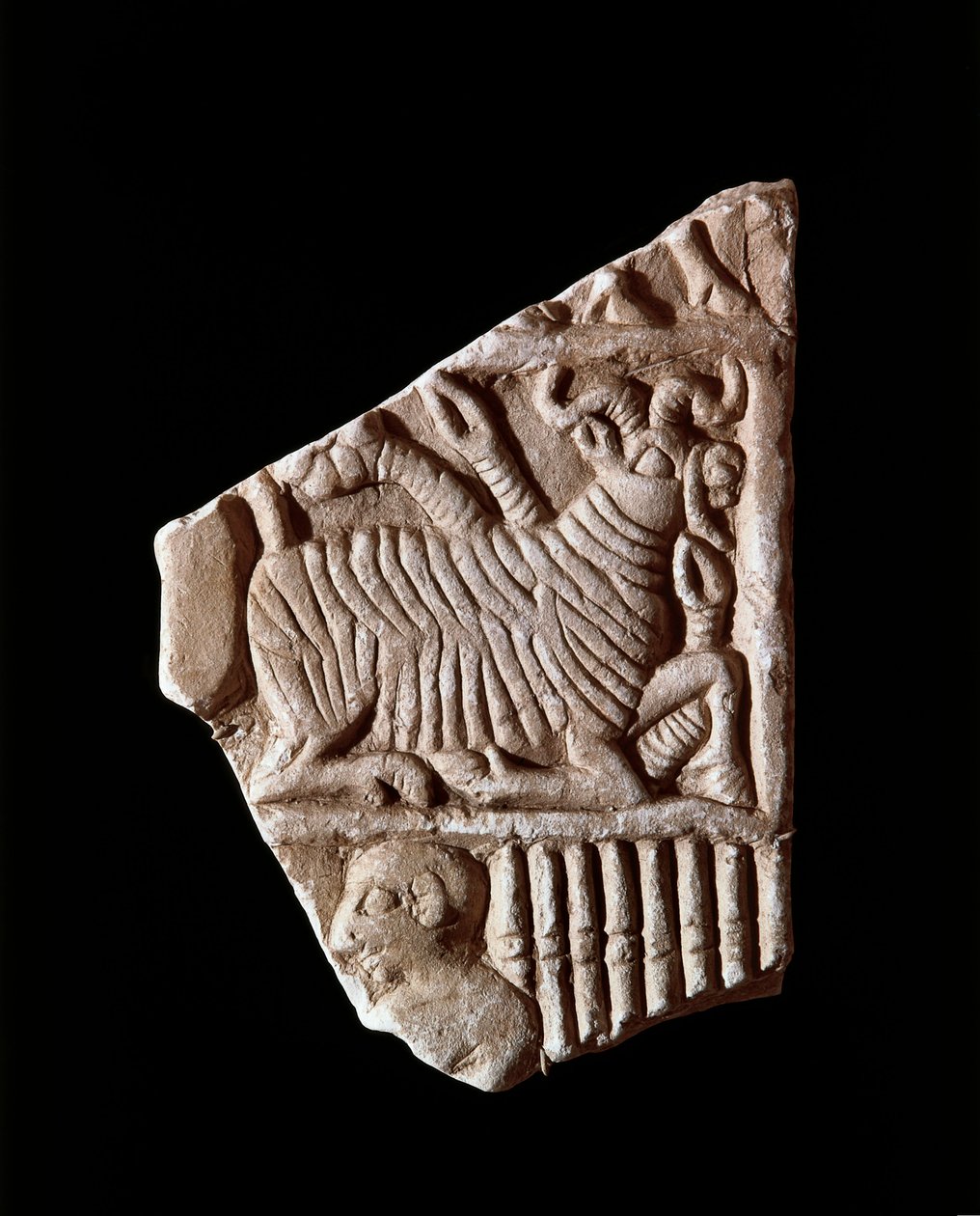 Domborműtöredék, Kr.e. 2500. alkotó: Unbekannt