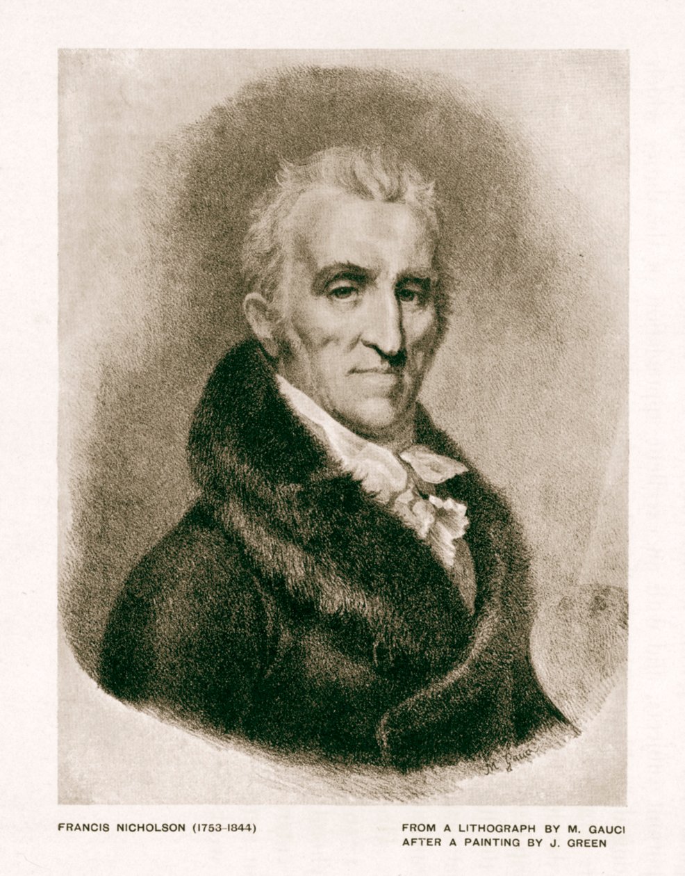 Francis Nicholson 1753-1844, c1900. alkotó: Unbekannt