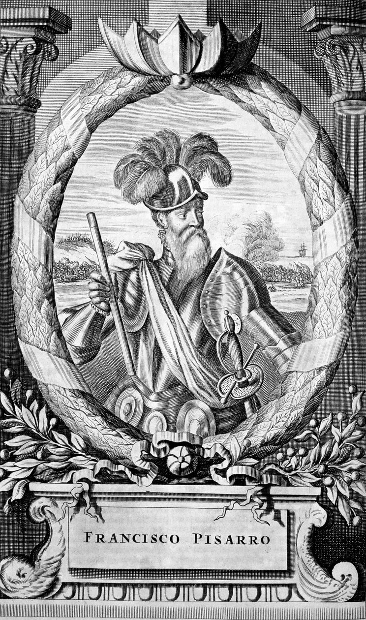 Francisco Pizarro, 15. századi spanyol hódító, 1671 alkotó: Unbekannt