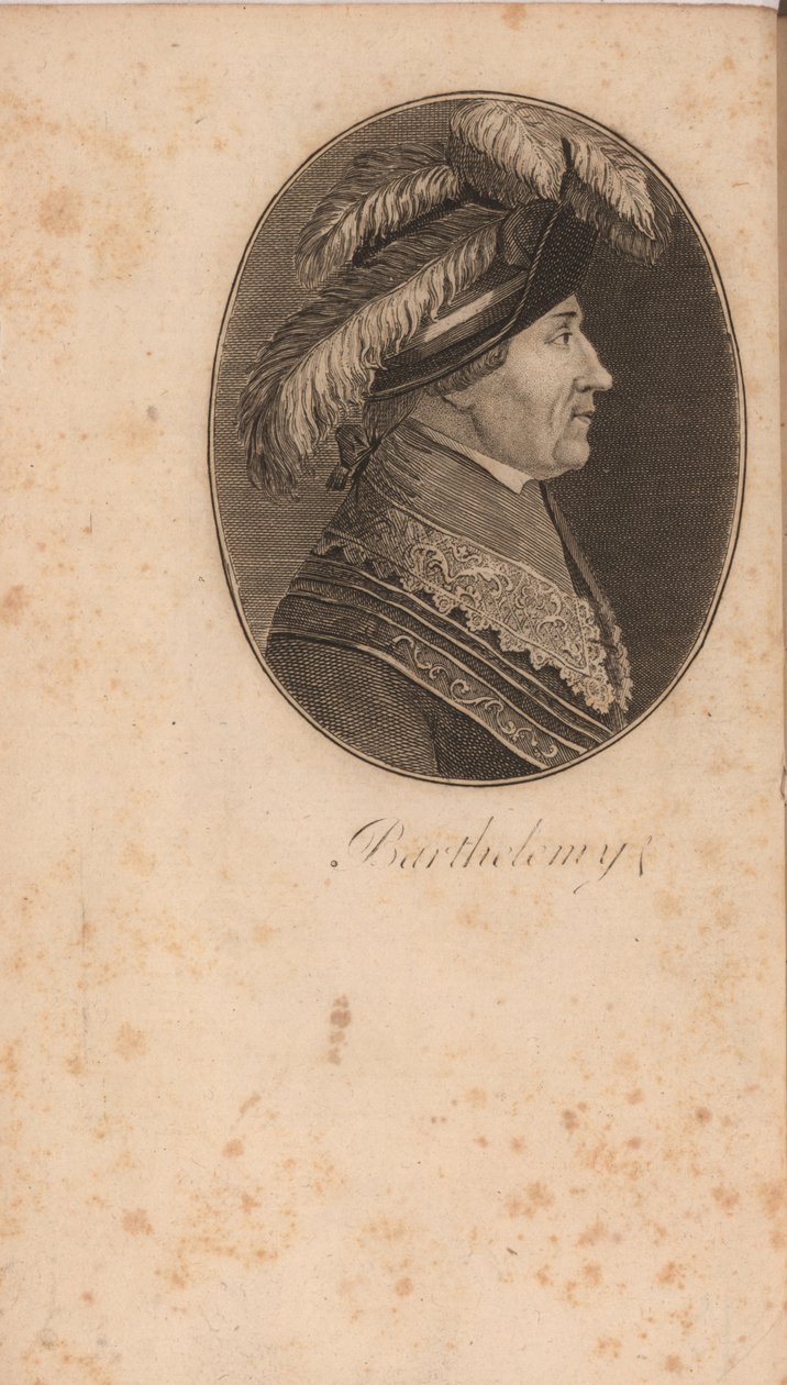 Francois Barthelemy 1747-1830, 1799. alkotó: Unbekannt