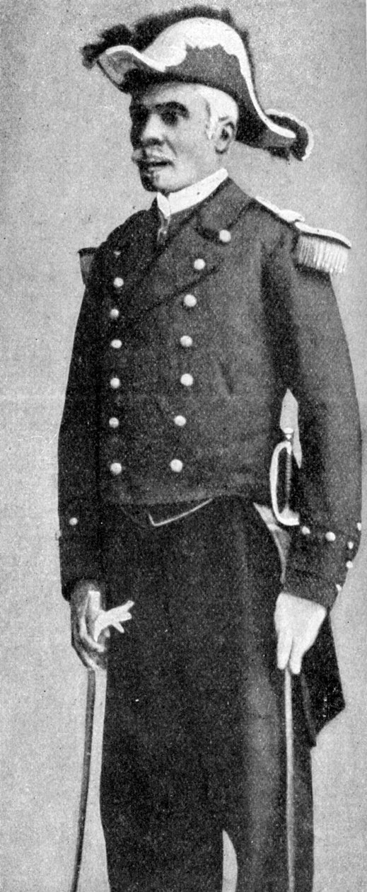François C. Antoine Simon, Haiti elnöke admirálisnak öltözve, 1922 alkotó: Unbekannt