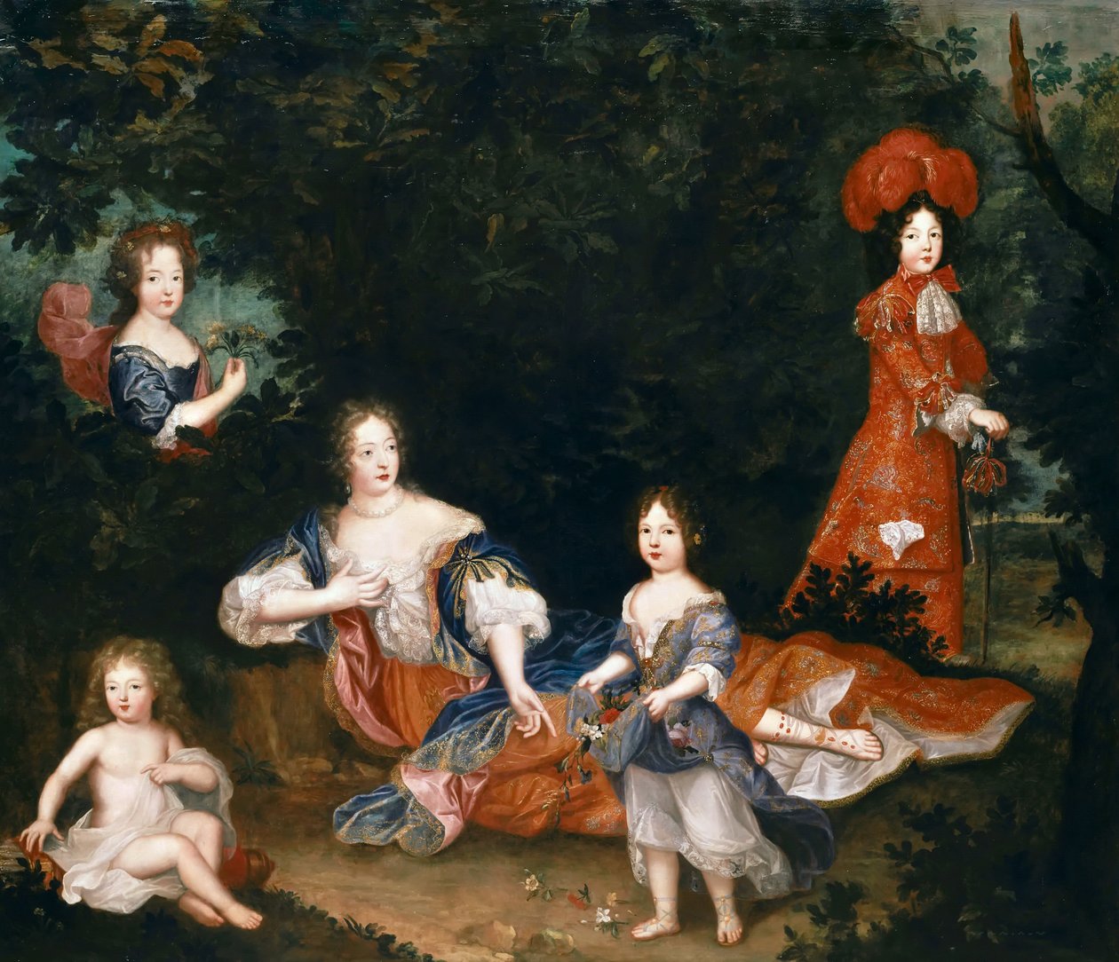 Françoise-Athénaïs de Rochechouart, de Montespan márkiné 1640-1707 és gyermekei alkotó: Unbekannt