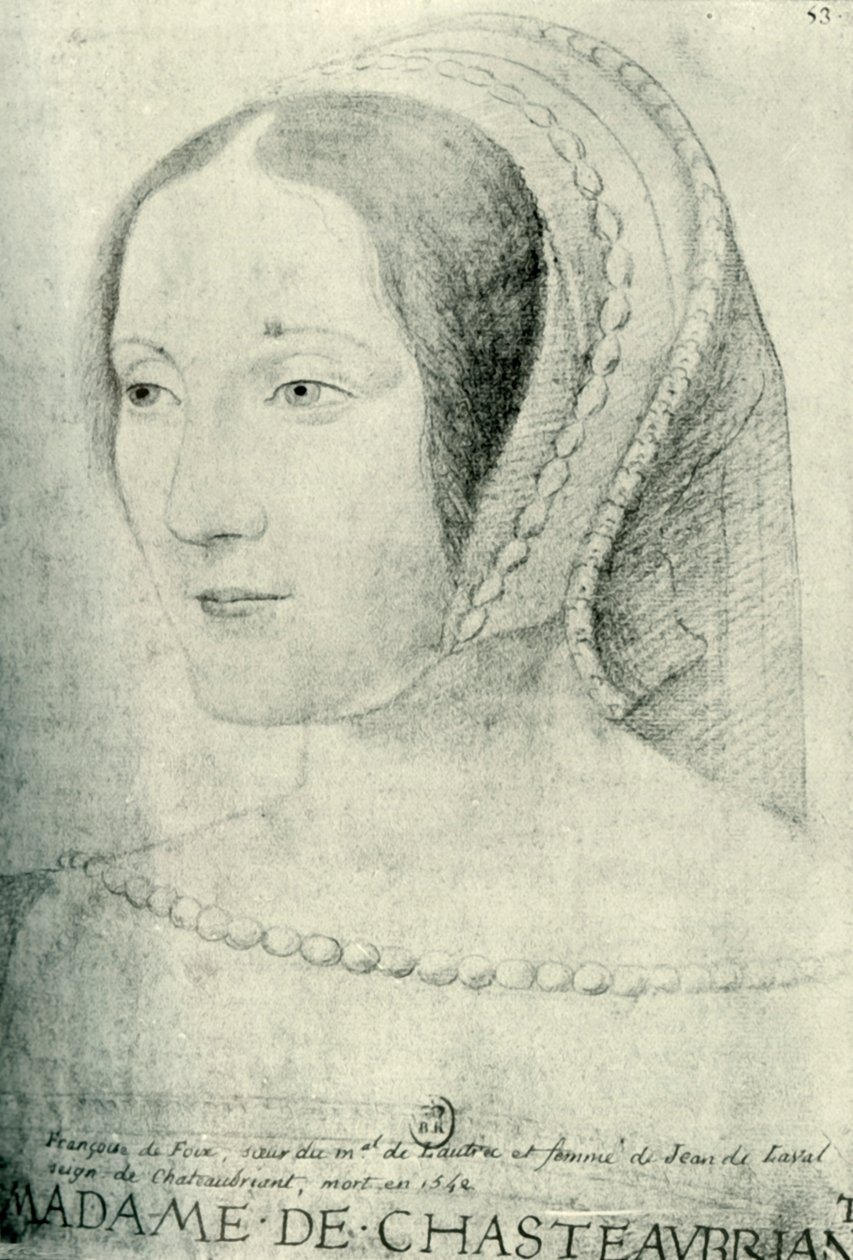 Françoise de Foix, Châteaubriant grófnője, 16. század eleje, 1907. alkotó: Unbekannt