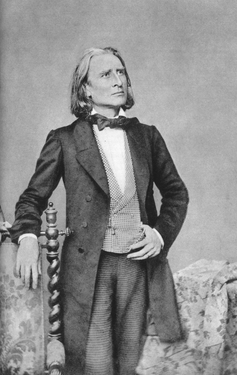 Liszt Ferenc 19. századi magyar zeneszerző, zongoraművész, karmester és tanár alkotó: Unbekannt