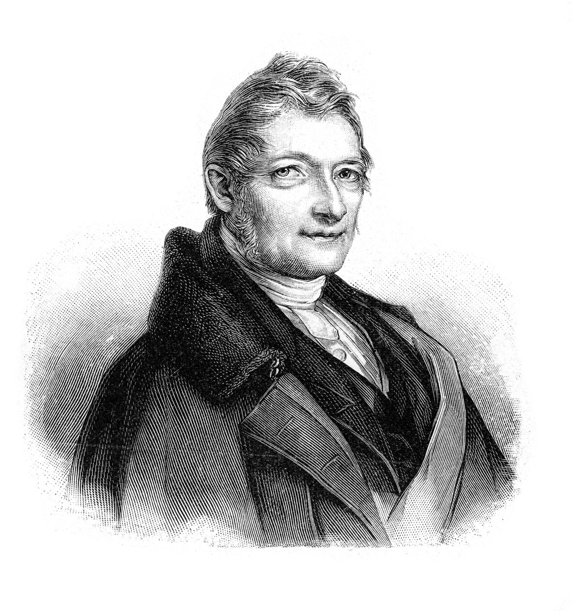Franz Xaver Gabelsberger, a Gabelsberger gyorsírás német feltalálója, 1900 alkotó: Unbekannt