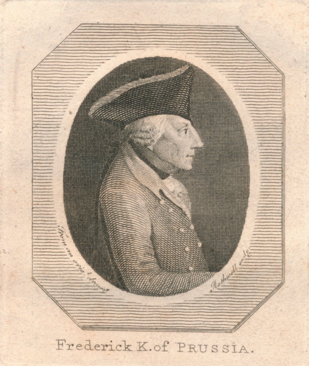 Frigyes K. porosz, 1800 körül. alkotó: Unbekannt
