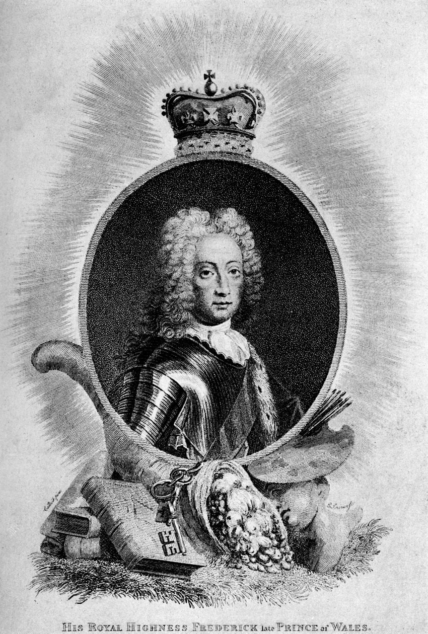 Frederick Louis 1707-1751, walesi herceg, 18. század 1912 alkotó: Unbekannt