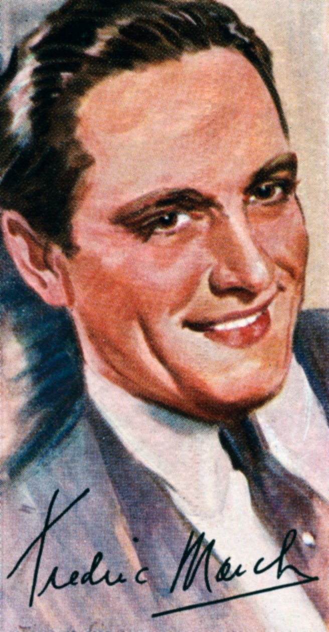 Fredric March, 1897-1975, kétszeres Oscar-díjas amerikai színész, XX. alkotó: Unbekannt
