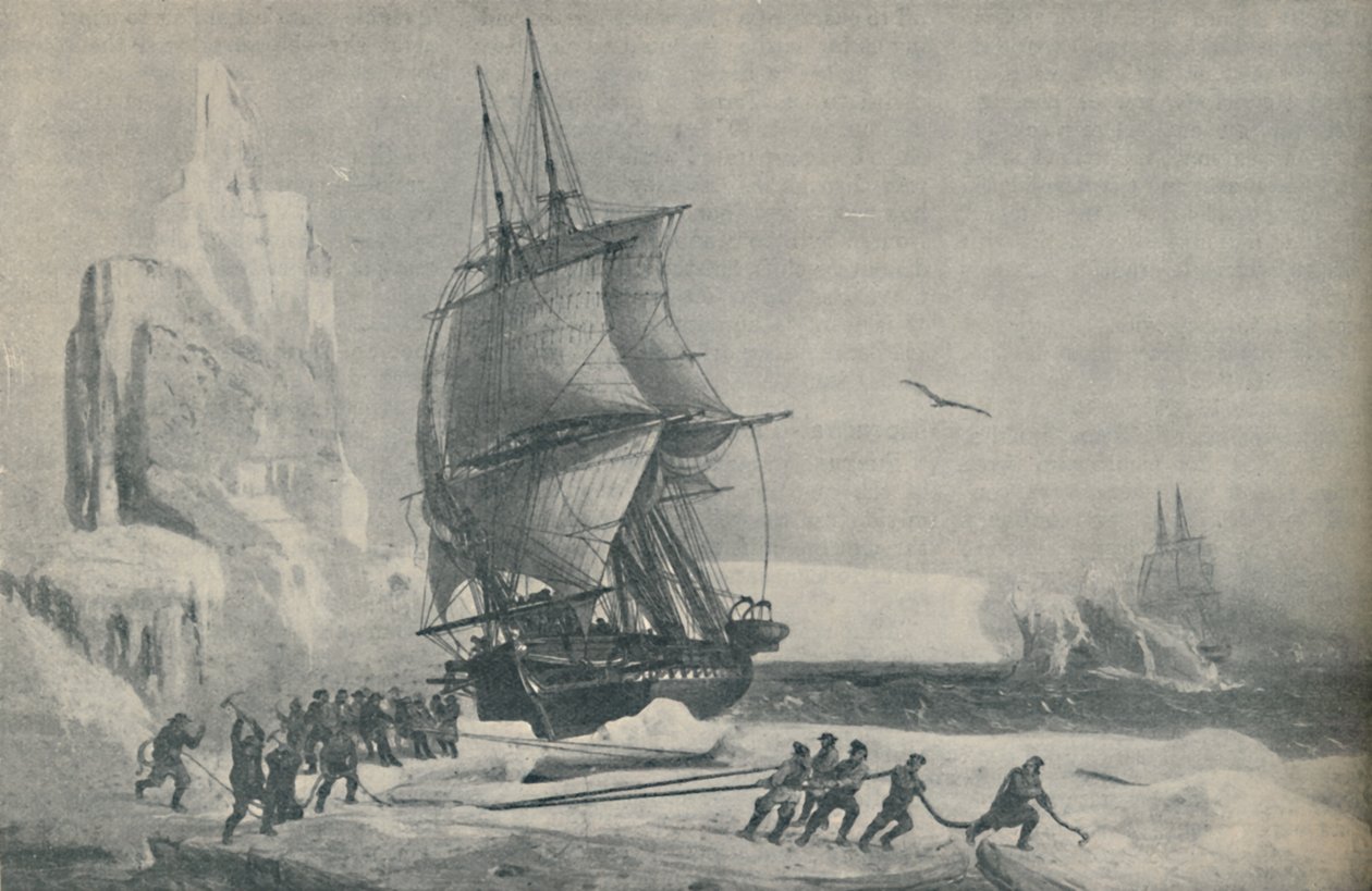 Francia Antarktiszi Expedíció JSC Dumont dUrville kapitány vezetésével, 1833. augusztus, 1937. alkotó: Unbekannt