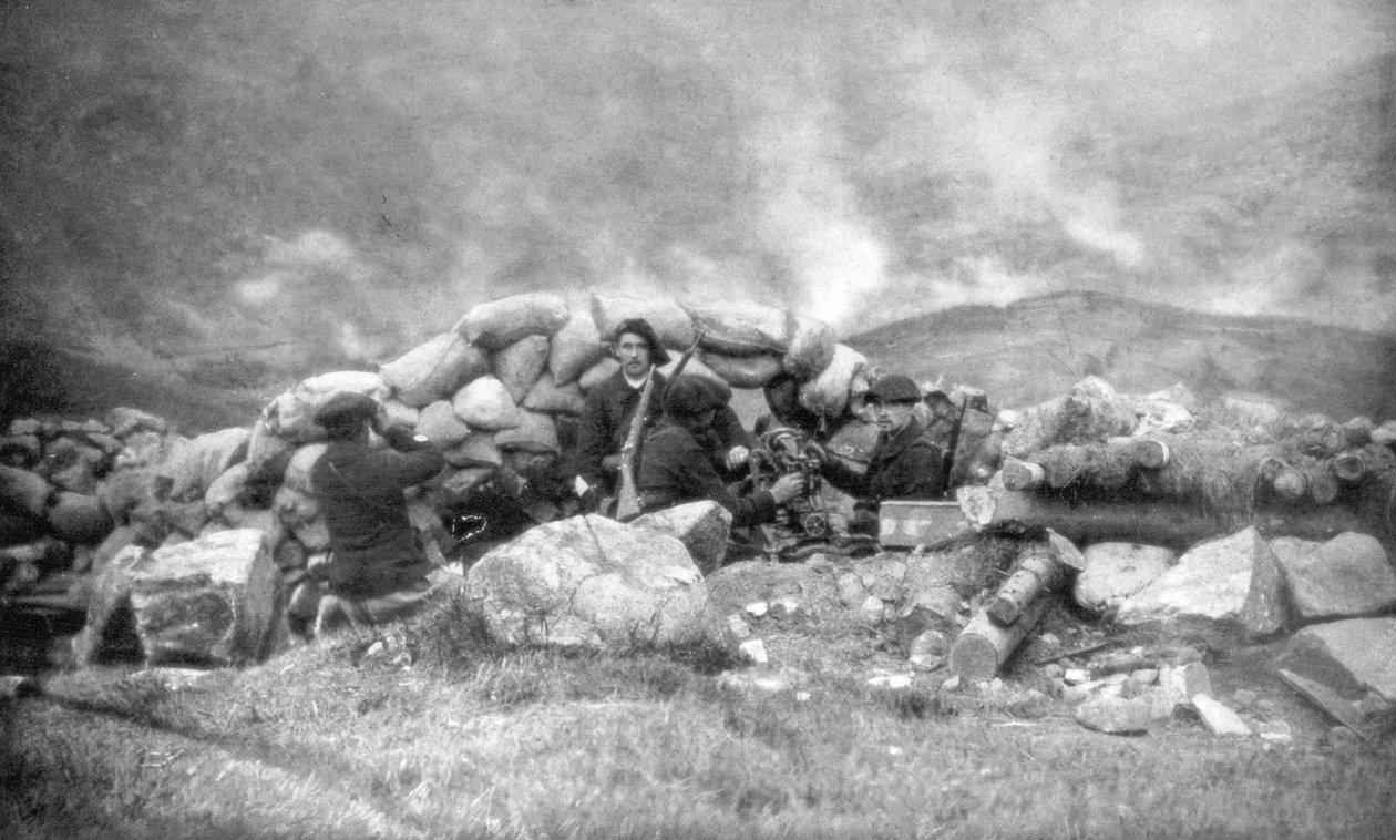Francia Chasseurs Alpins harcok Elzászban, 1915. június, 1926 alkotó: Unbekannt