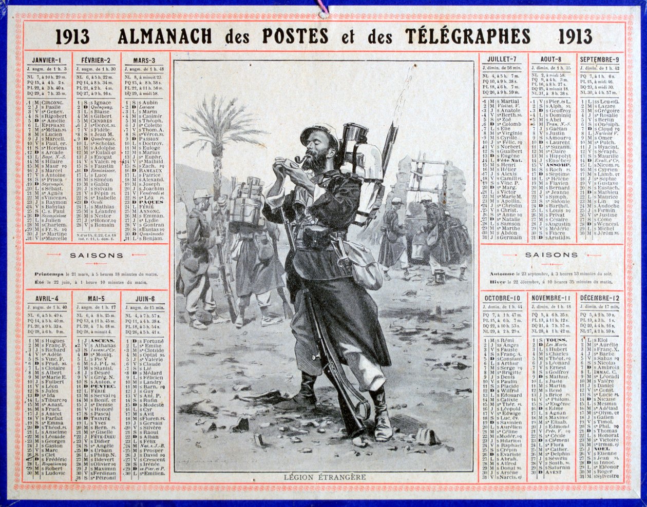Francia Idegenlégió, 1913 alkotó: Unbekannt