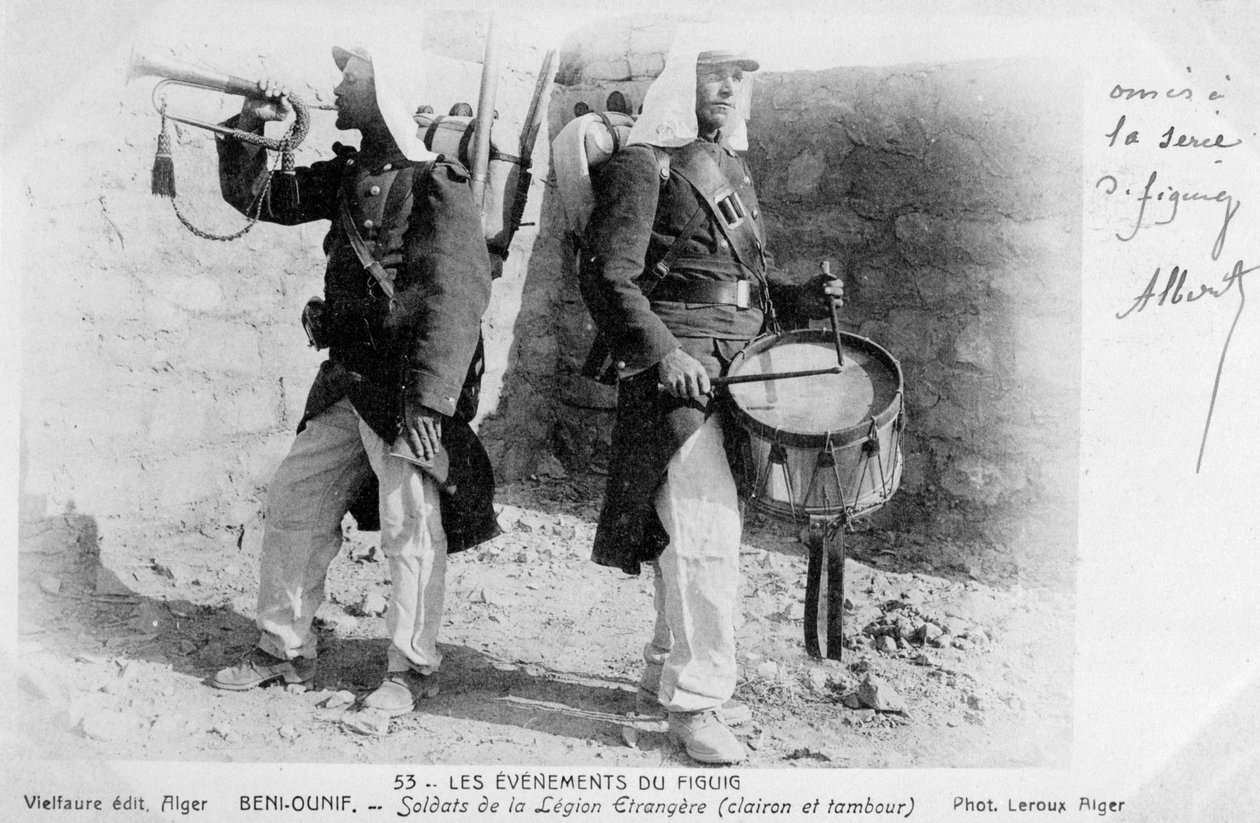 Francia Idegenlégió, Beni Ounif, Algéria, 1904 alkotó: Unbekannt