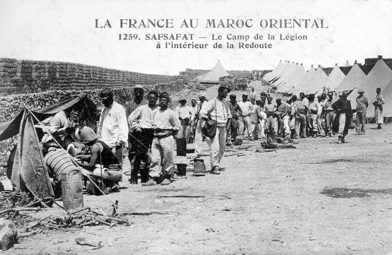 Francia Idegenlégió a kelet-marokkói Safsafatban, XX alkotó: Unbekannt