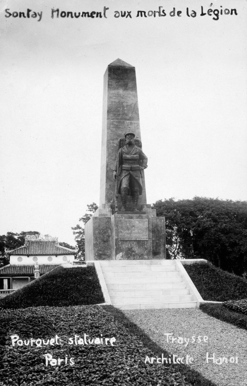 Francia Idegenlégió emlékmű, Sontay, Vietnam, XX. század alkotó: Unbekannt