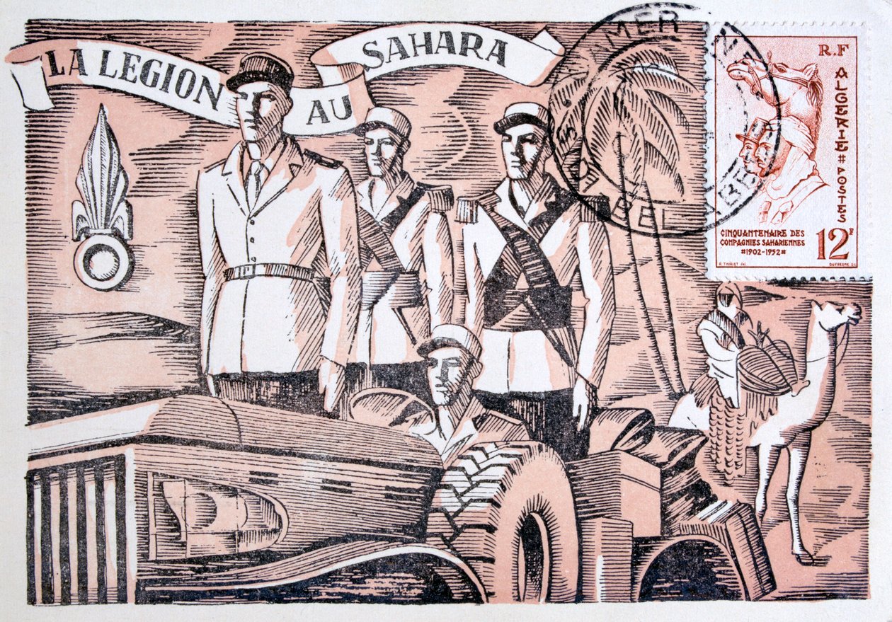 Francia Idegenlégiós képeslap, 1952 alkotó: Unbekannt