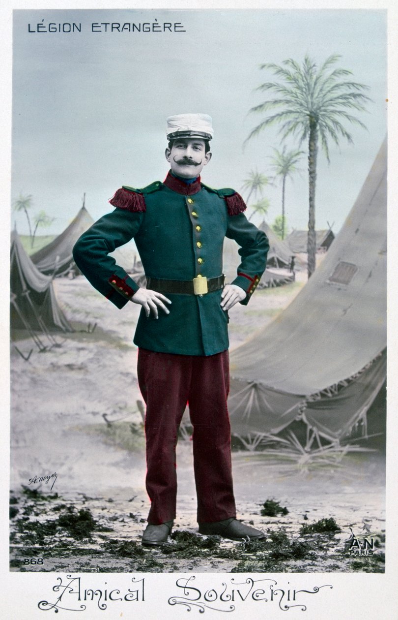 Francia Idegenlégiós képeslap, c1900 alkotó: Unbekannt