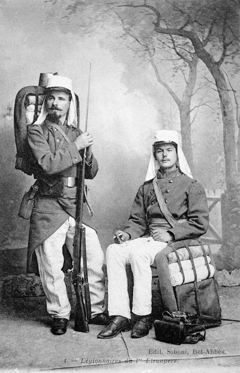 Francia idegenlégiósok, Sidi Bel Abbes, Algéria, 1915 alkotó: Unbekannt