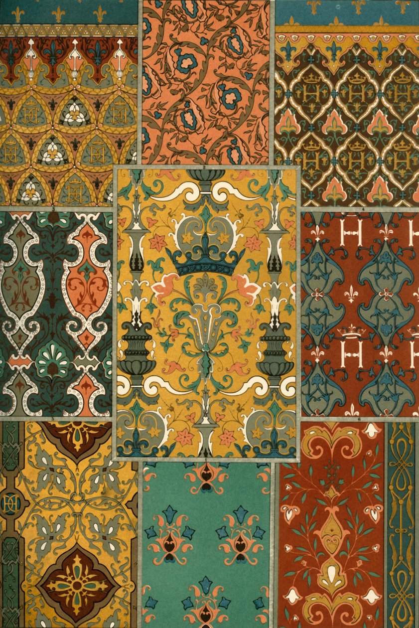 Francia reneszánsz szőnyegfestés, 1898. alkotó: Unbekannt
