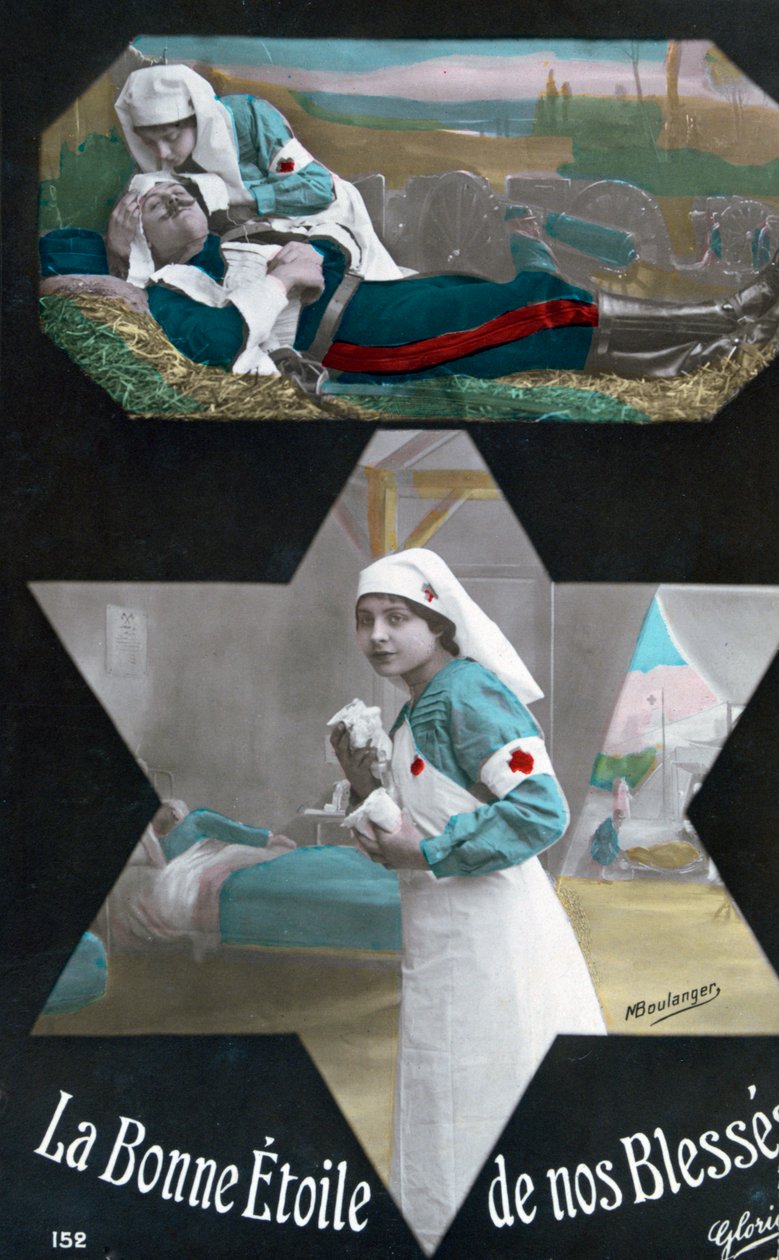 világháborús francia képeslap, 1914-1918 alkotó: Unbekannt