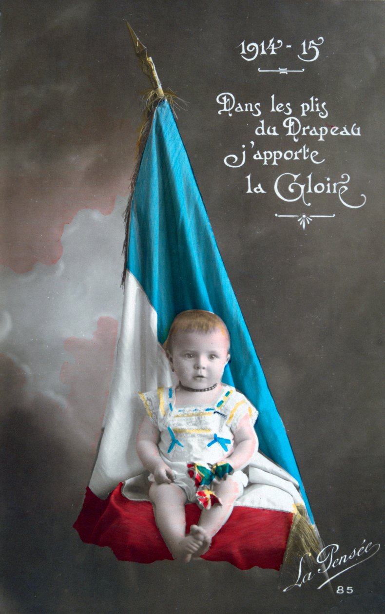 világháborús francia képeslap, 1914-1918 alkotó: Unbekannt