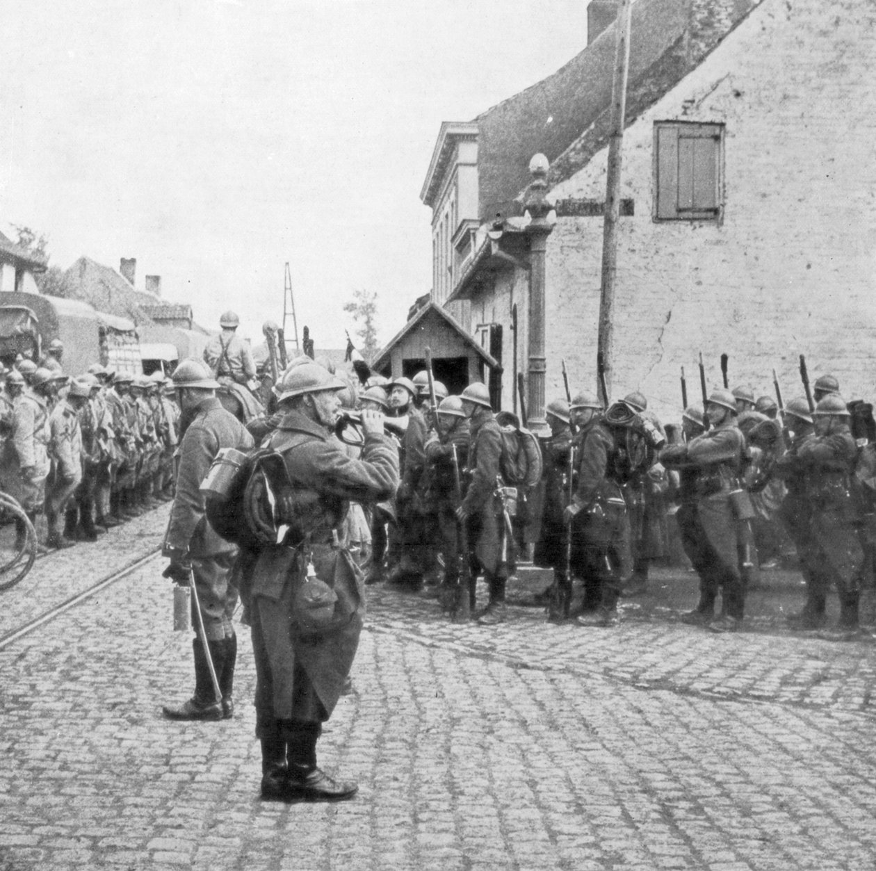 Francia és belga csapatok, Flandria, 1917 alkotó: Unbekannt