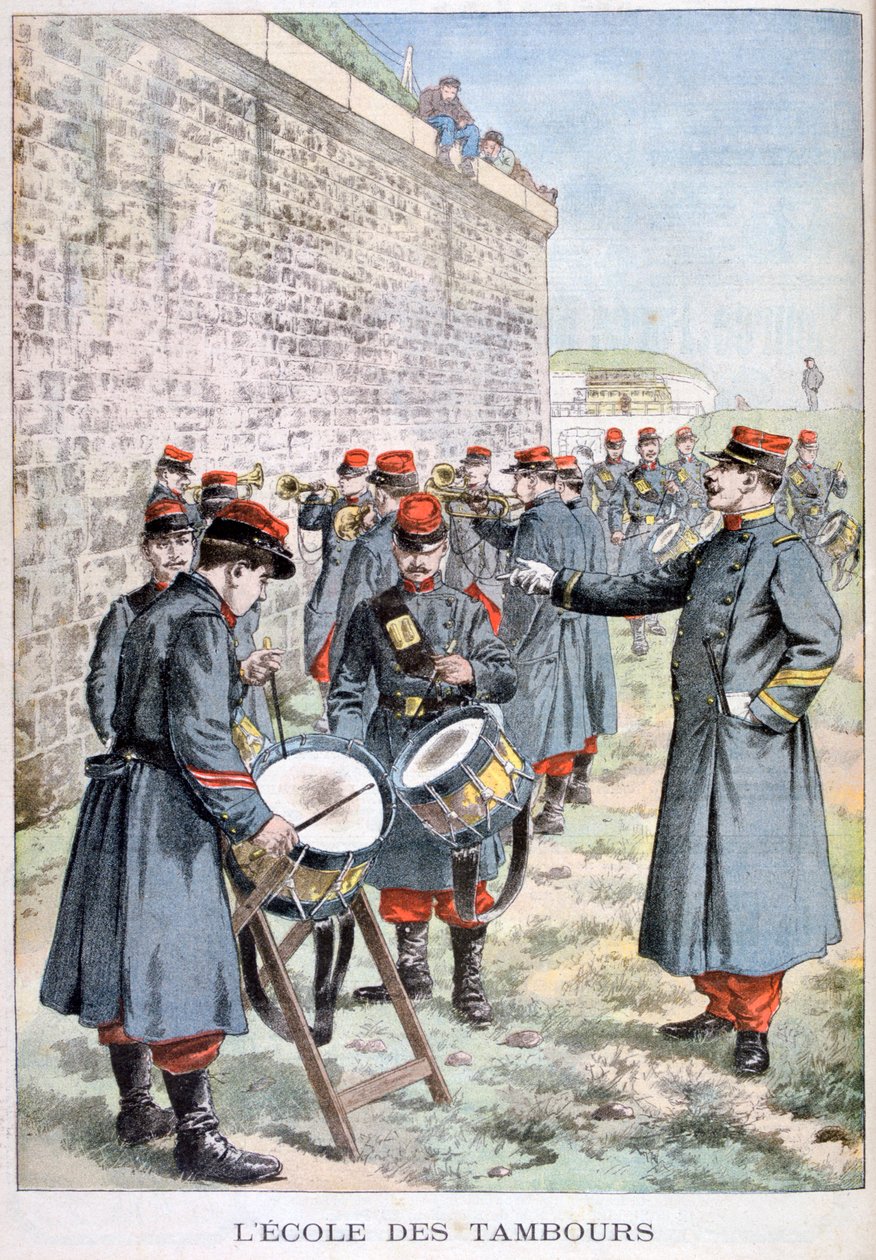 Francia hadsereg dobiskola, 1903 alkotó: Unbekannt