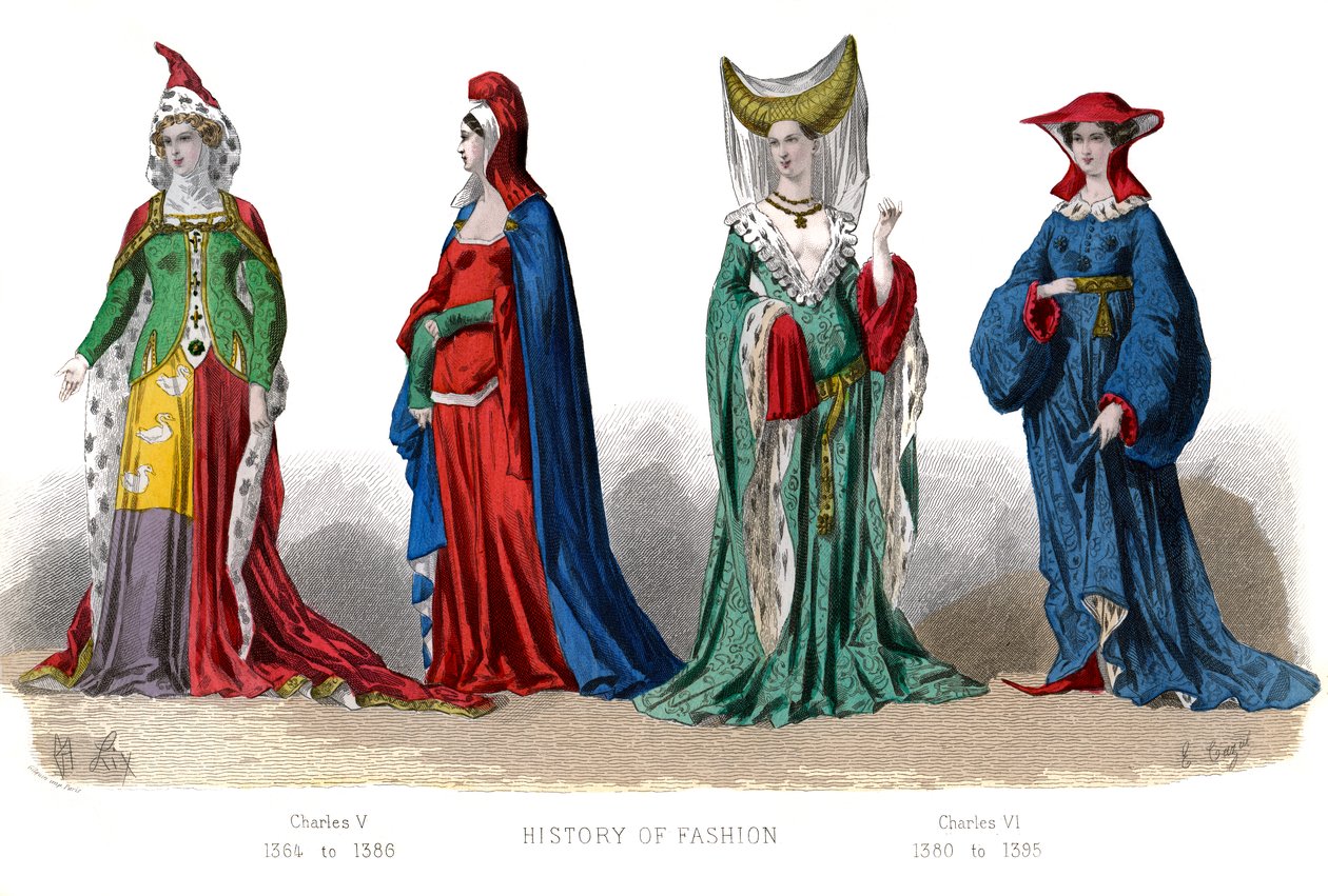 Francia jelmez: V. Károly, VI. Károly, 1882 alkotó: Unbekannt