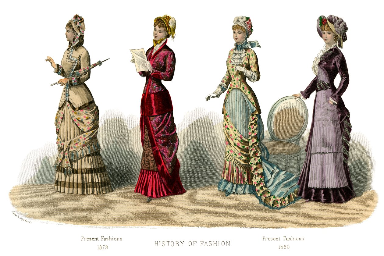 Francia jelmez: Present Fashions, 1882 alkotó: Unbekannt
