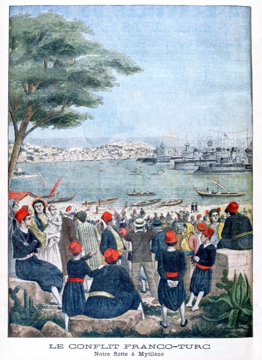 Francia flotta Mytilene Lesbosnál, 1901 alkotó: Unbekannt