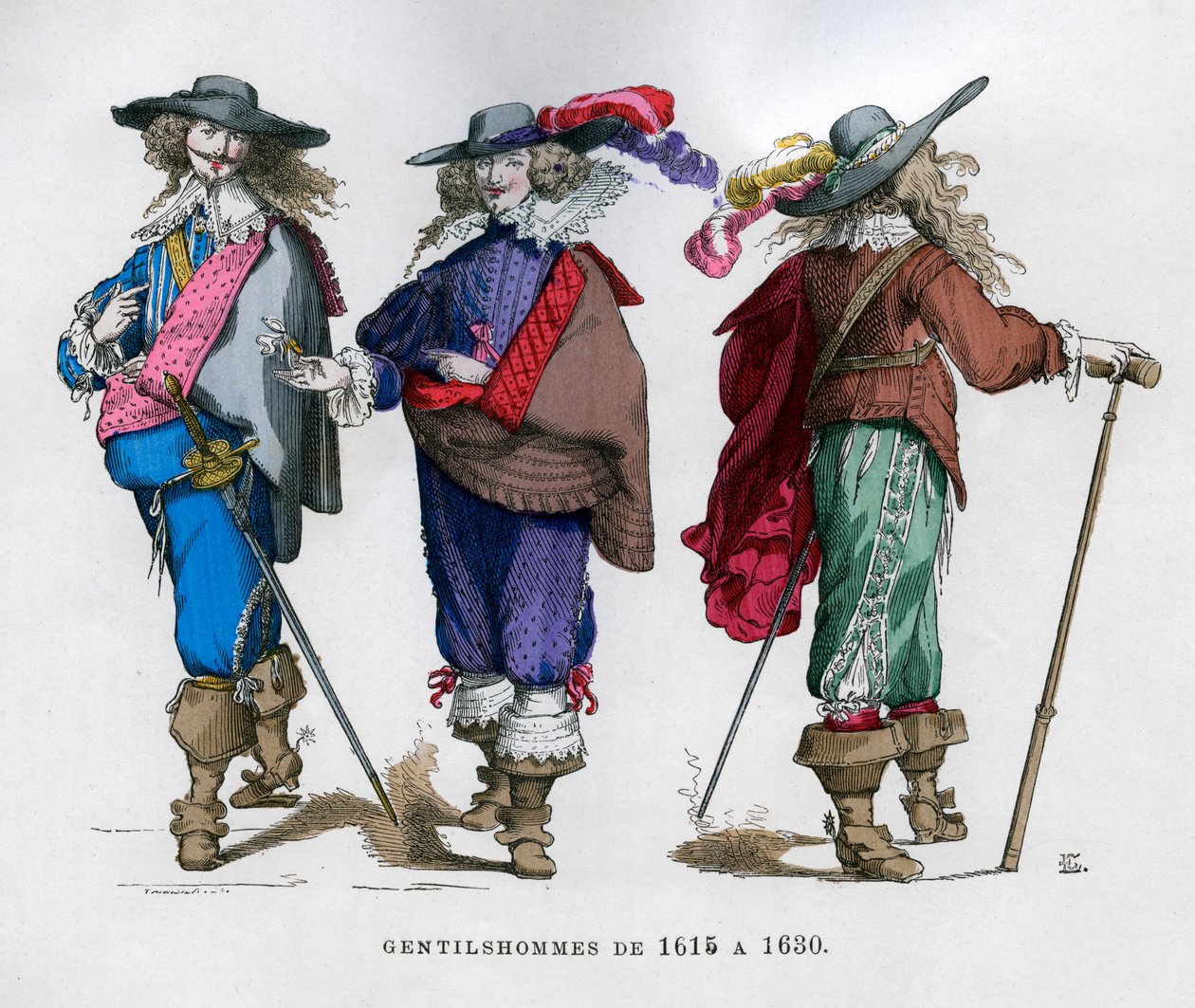 Francia úri jelmez, 1615-1630 1882-1884 alkotó: Unbekannt