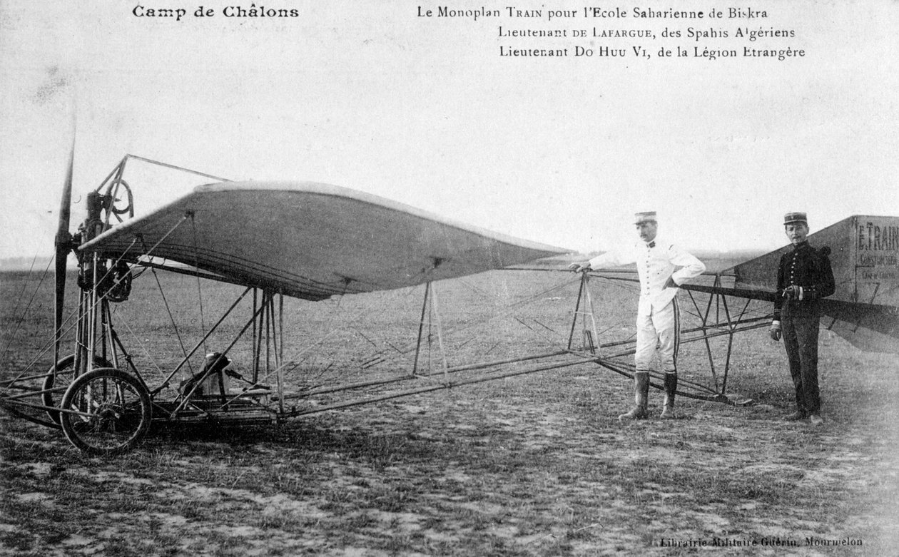 Francia monoplán, Biskra, Algéria, c1911 alkotó: Unbekannt