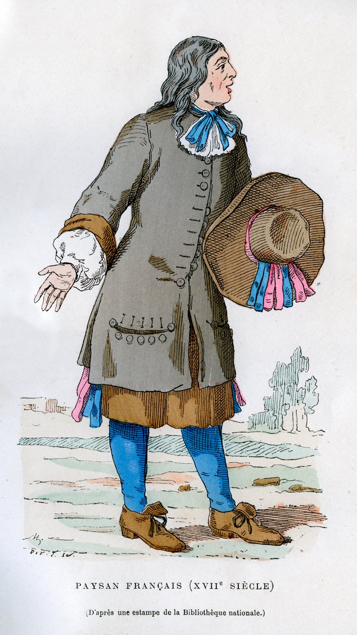 Francia paraszt, 17. század 1882-1884 alkotó: Unbekannt