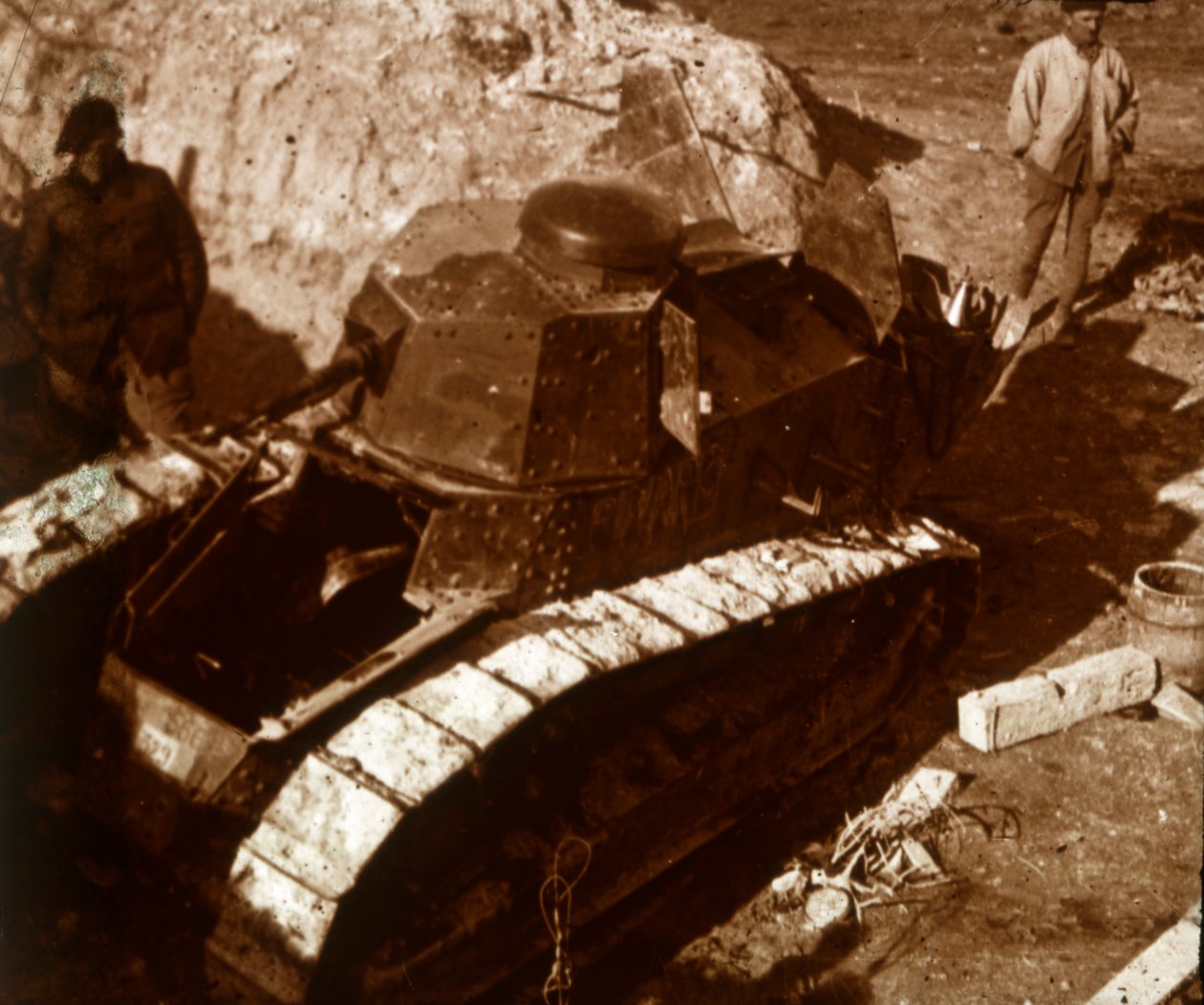 Francia tank, c1914-c1918 alkotó: Unbekannt