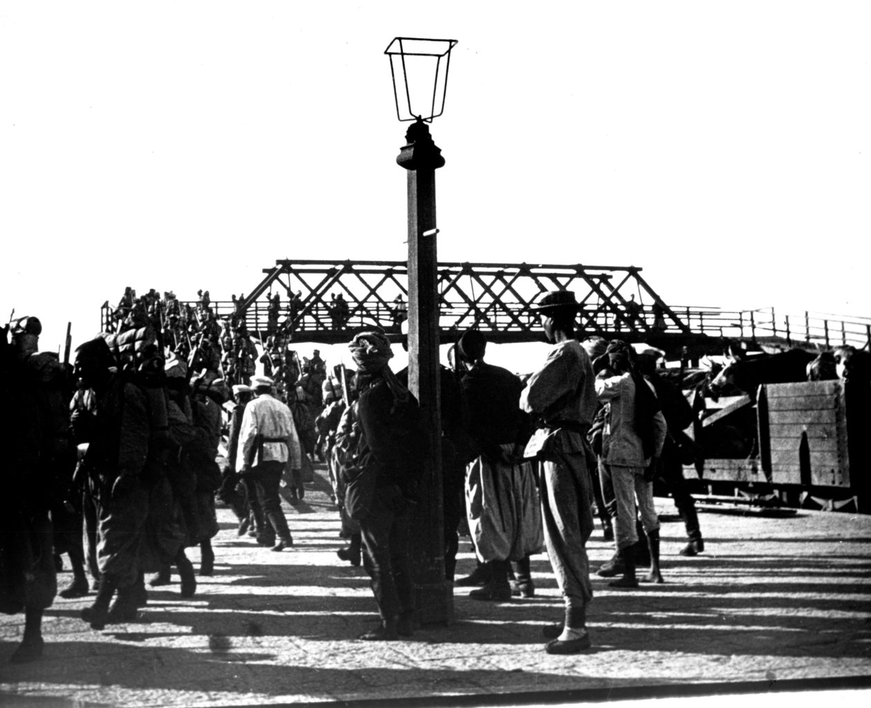 Francia csapatok, Tientsin, Kína, 1900 alkotó: Unbekannt