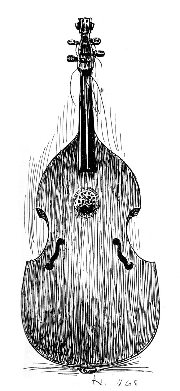 Francia viola da gamba, c1600, 1901 alkotó: Unbekannt