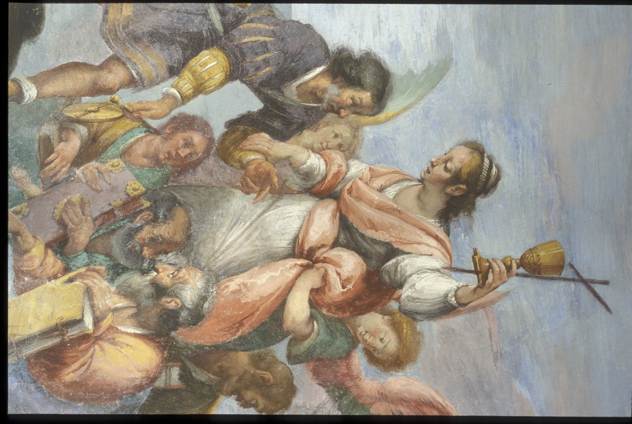 Freskók a Palazzo Lomellinóban, Genova, Liguria, Olaszország alkotó: Unbekannt