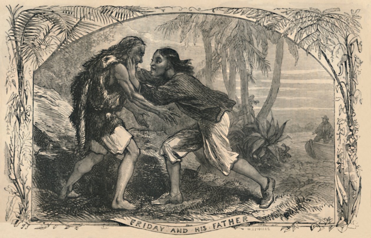 Péntek és az apja, 1870 alkotó: Unbekannt