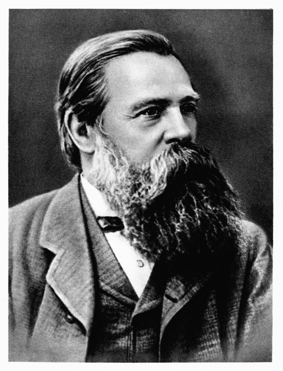 Friedrich Engels, német szocialista, Karl Marx munkatársa és támogatója, 1879 alkotó: Unbekannt