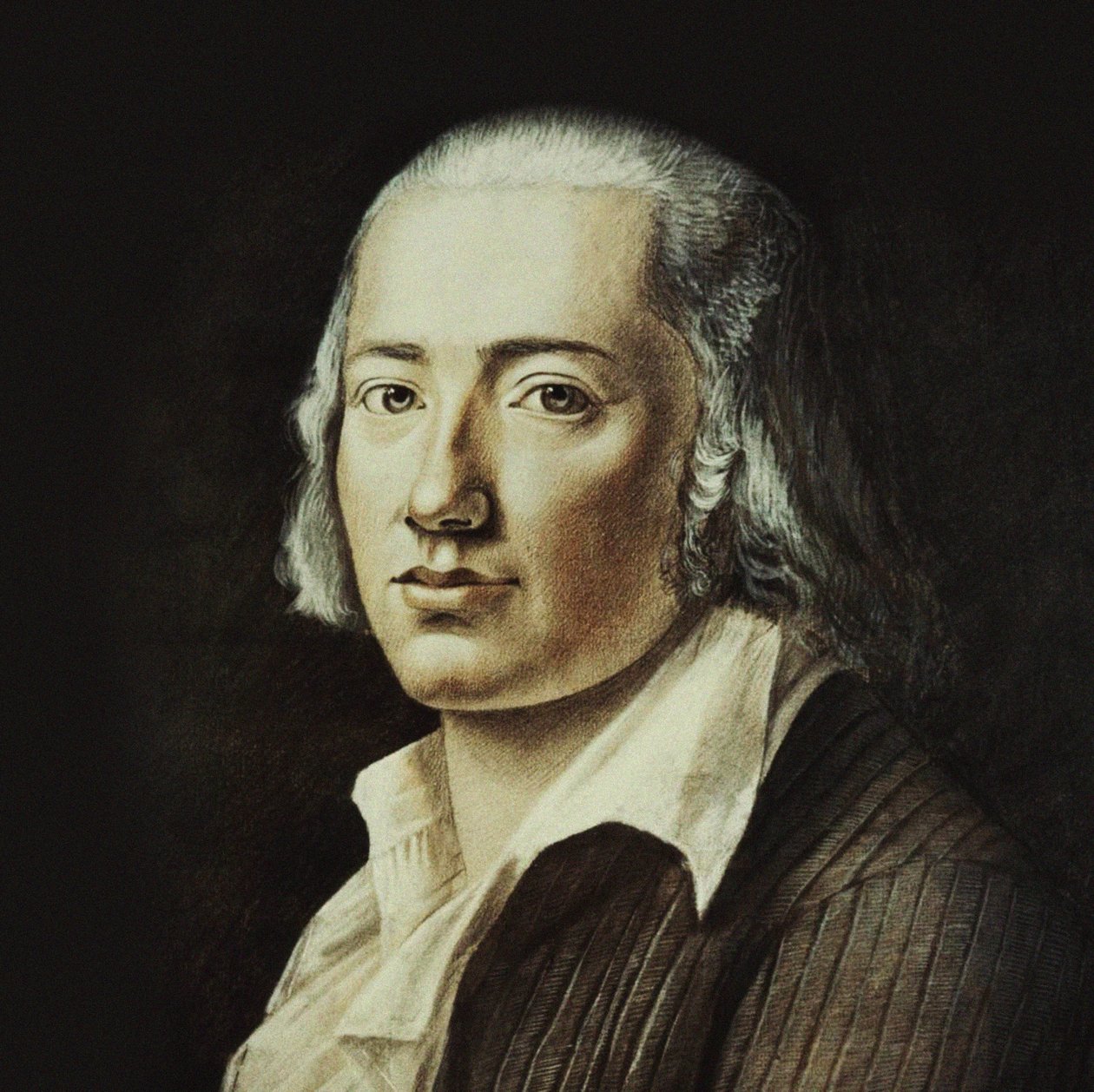 Friedrich Hölderlin 1770-1843 Franz Karl Hiemer nyomán. alkotó: Unbekannt