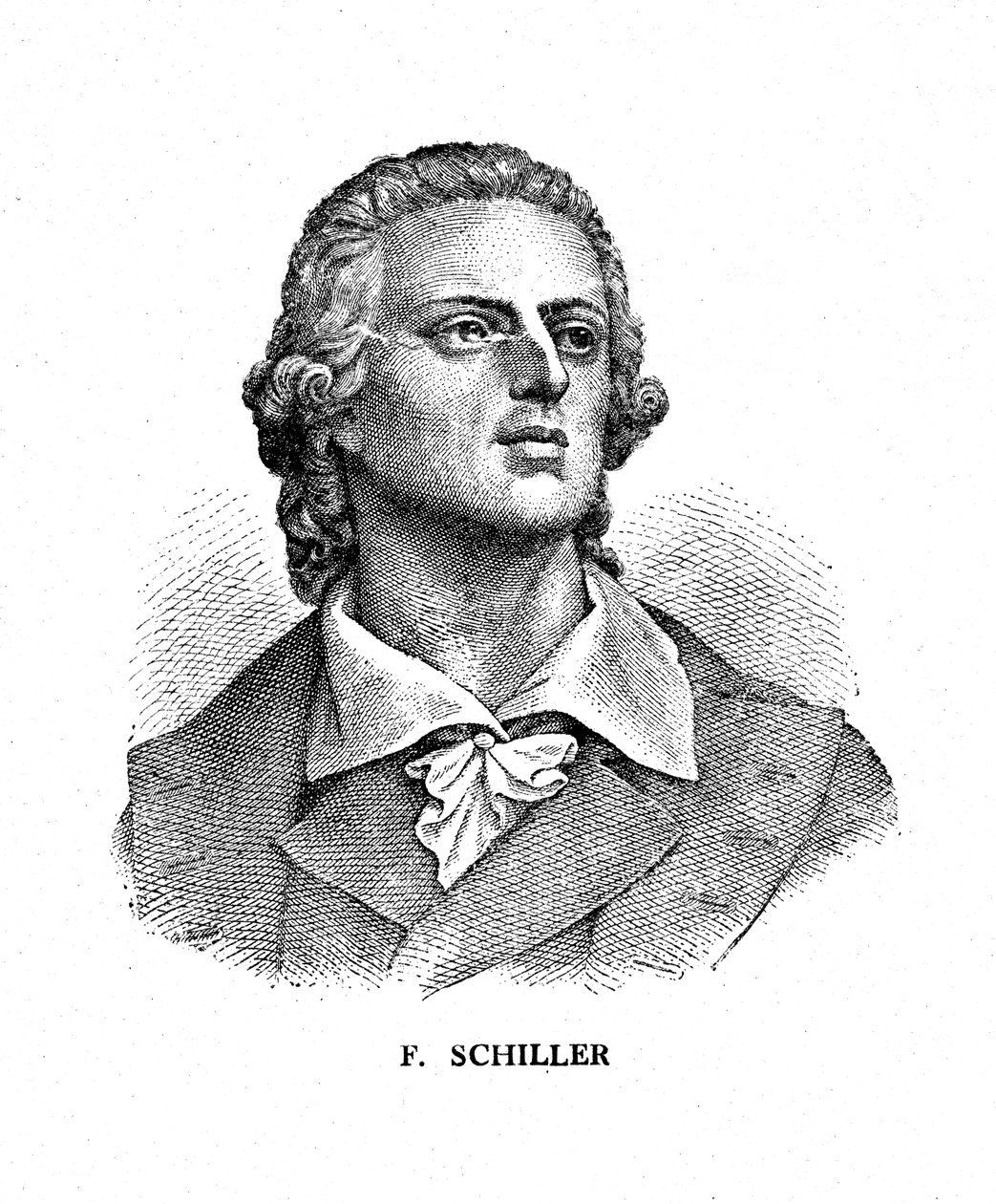 Friedrich Schiller német költő, filozófus, történész és drámaíró, XIX. alkotó: Unbekannt