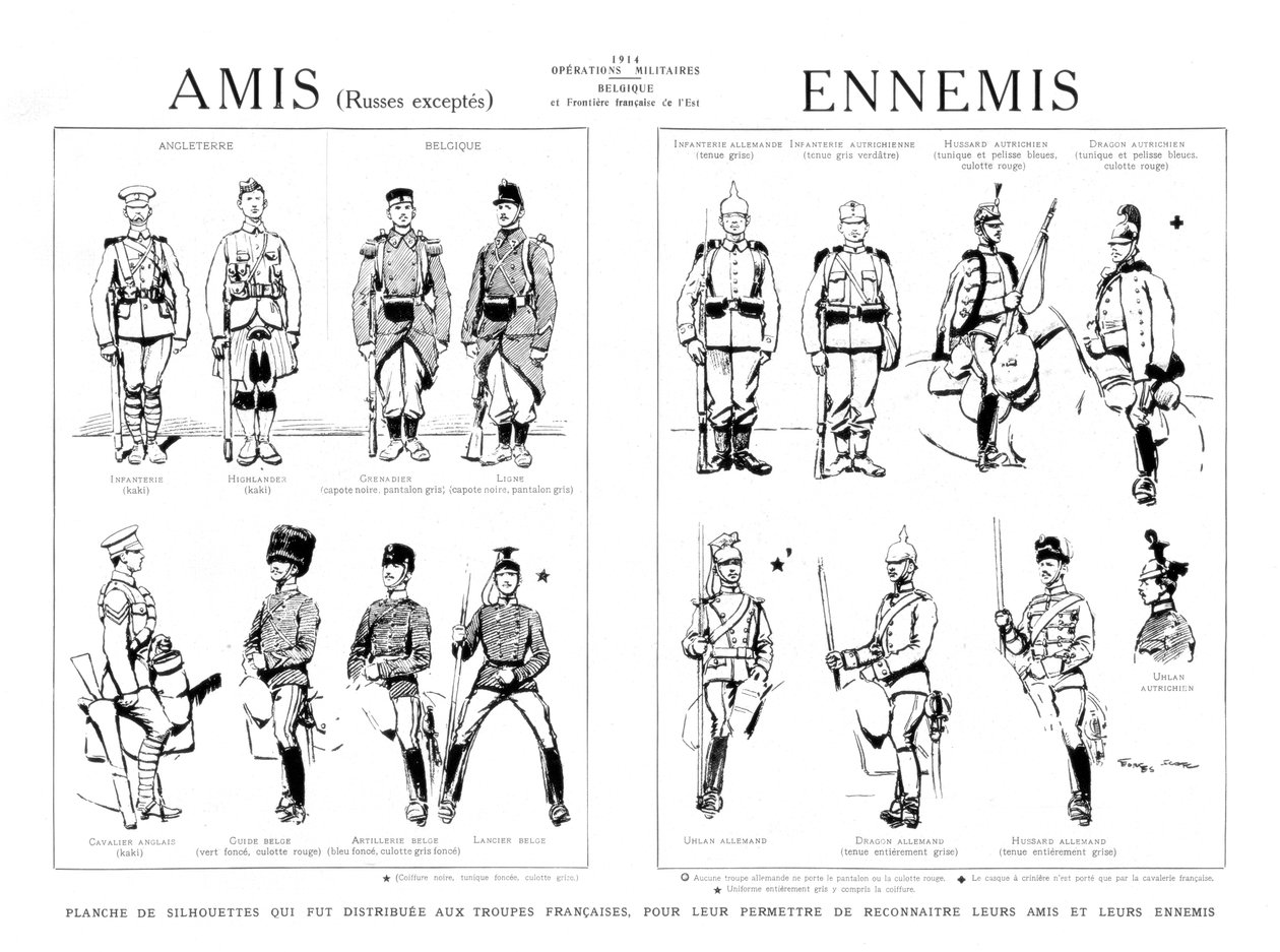 Barátok és ellenségek, 1914 alkotó: Unbekannt
