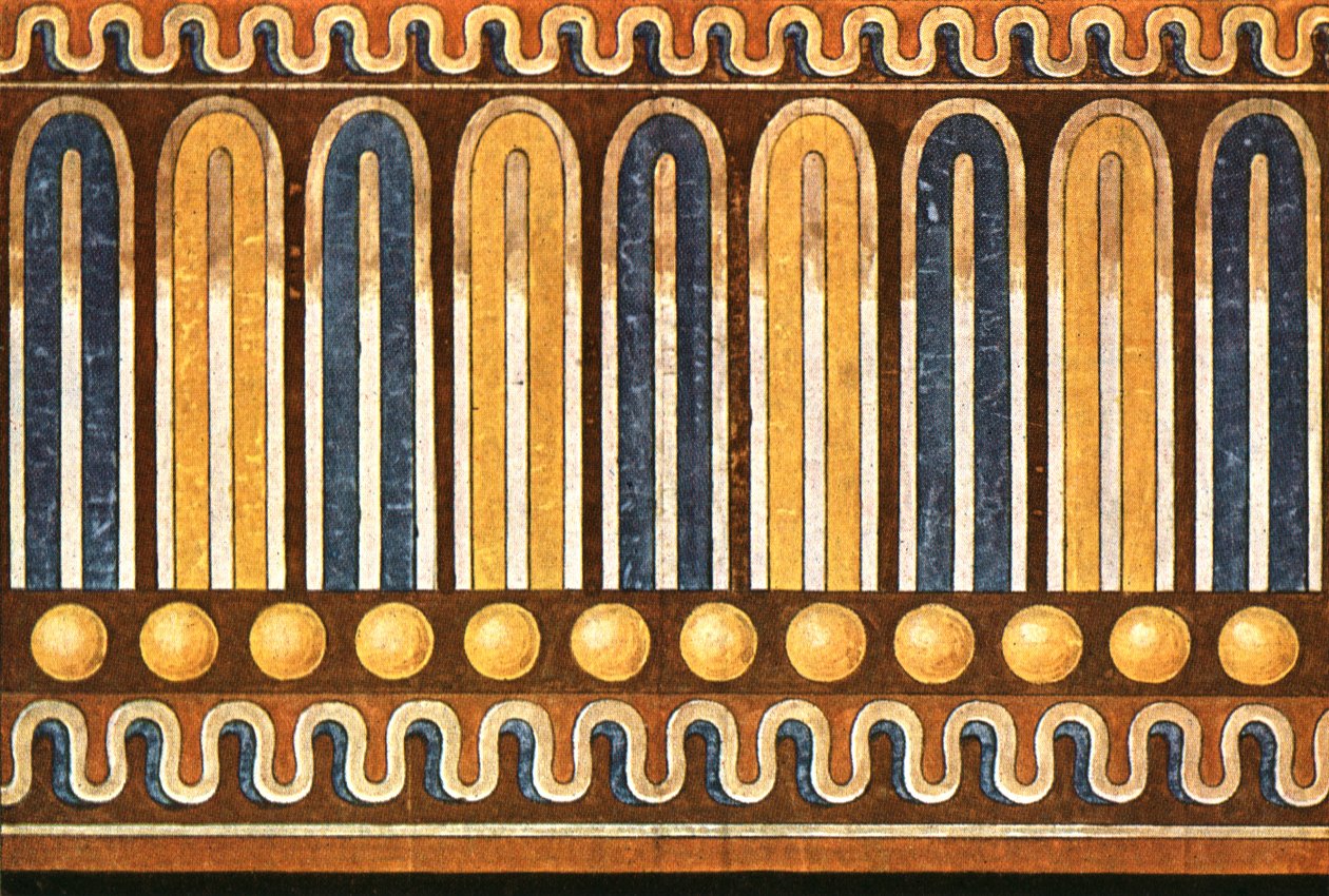 Frieze a François sírjából Tomba François Vulciban, Olaszországban, 1928. alkotó: Unbekannt