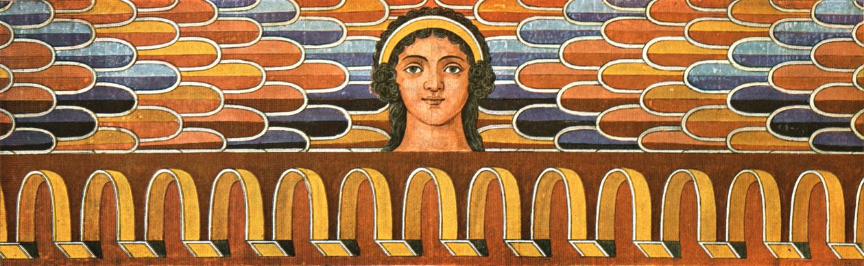 Frieze a François sírjából Tomba François Vulciban, Olaszországban, 1928. alkotó: Unbekannt