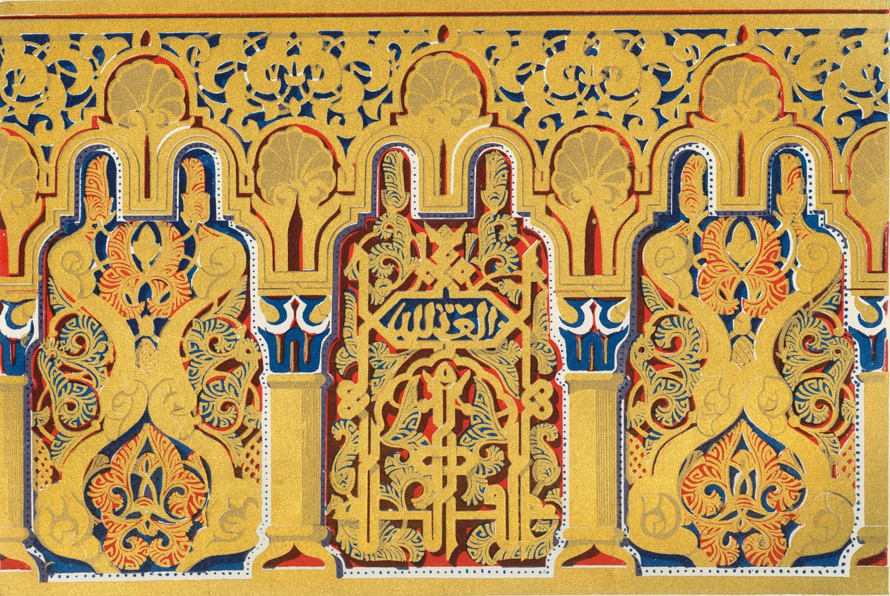 Frieze a felső kamrában, Sanchez háza, 1907. alkotó: Unbekannt