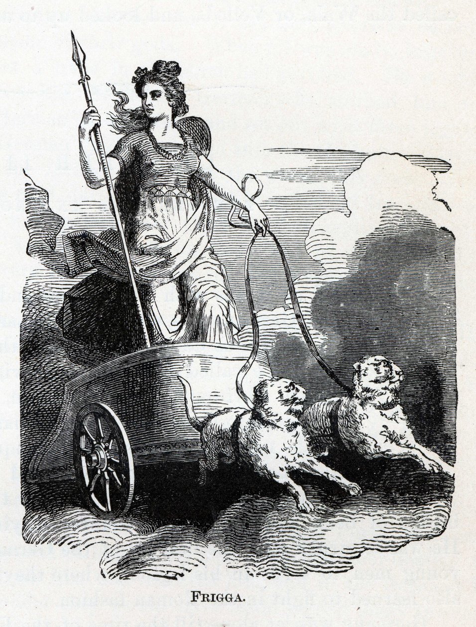 Frigga, 1882 alkotó: Unbekannt